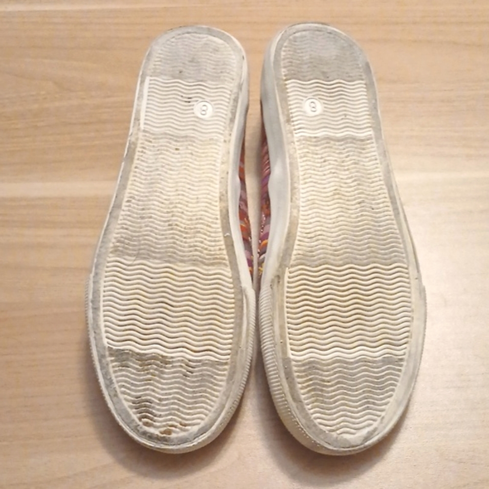Austin Trading Co Multi Pattern PullOn Sneakers in Size 8 - Picture 6 of 8